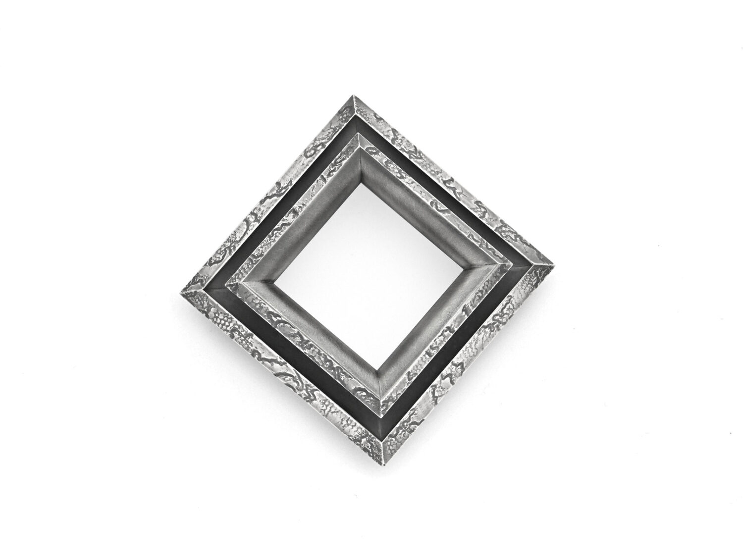BROOCH, OXIDISED SILVER, 2021