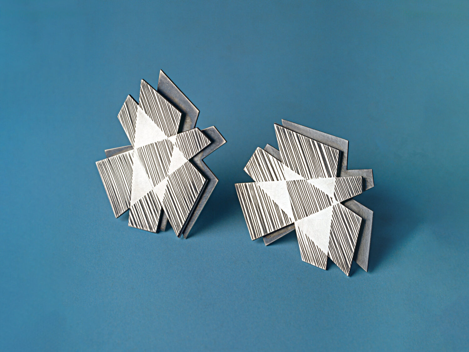 Earrings, silver, 2002