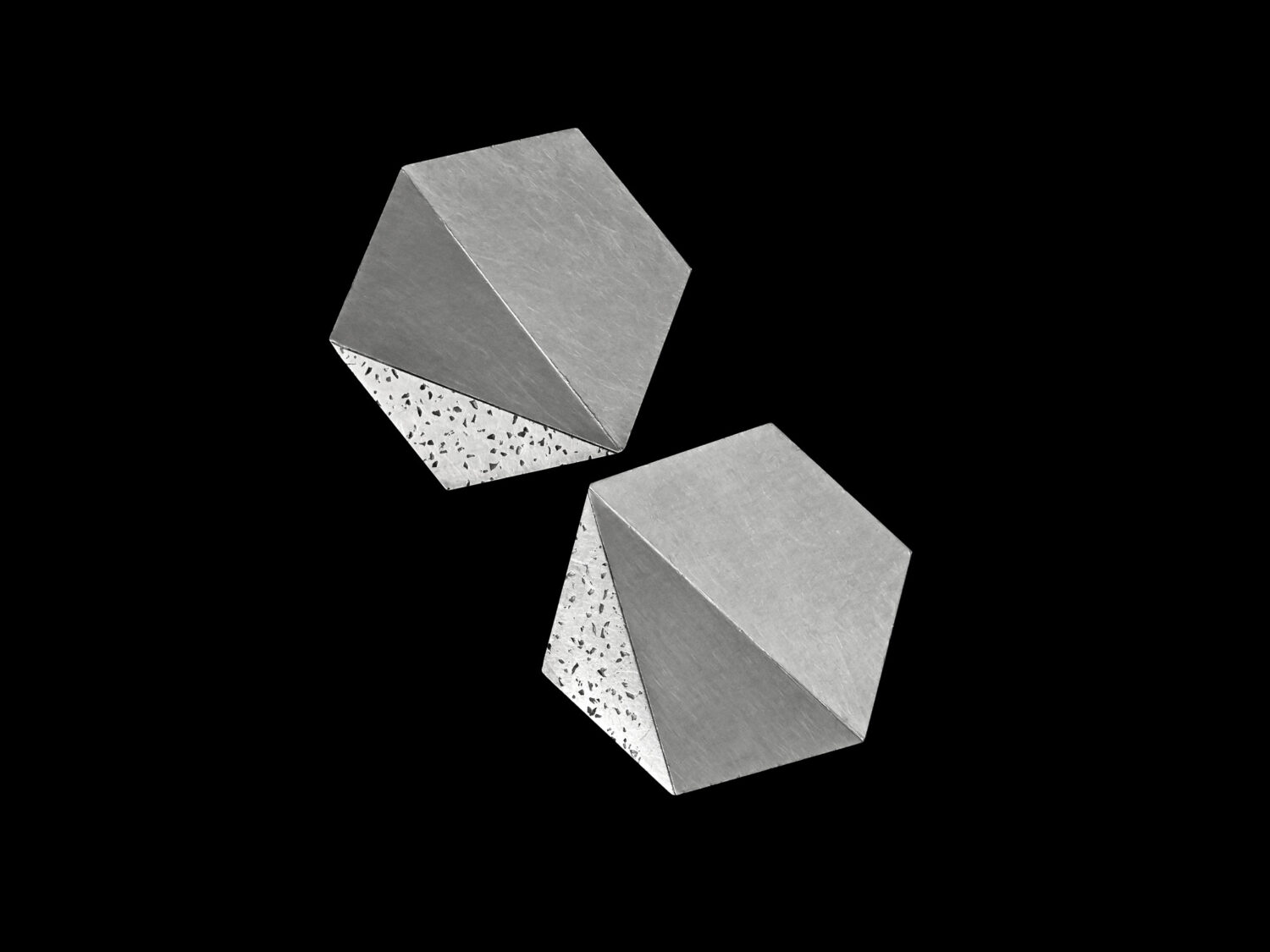 Earrings, silver, 2002