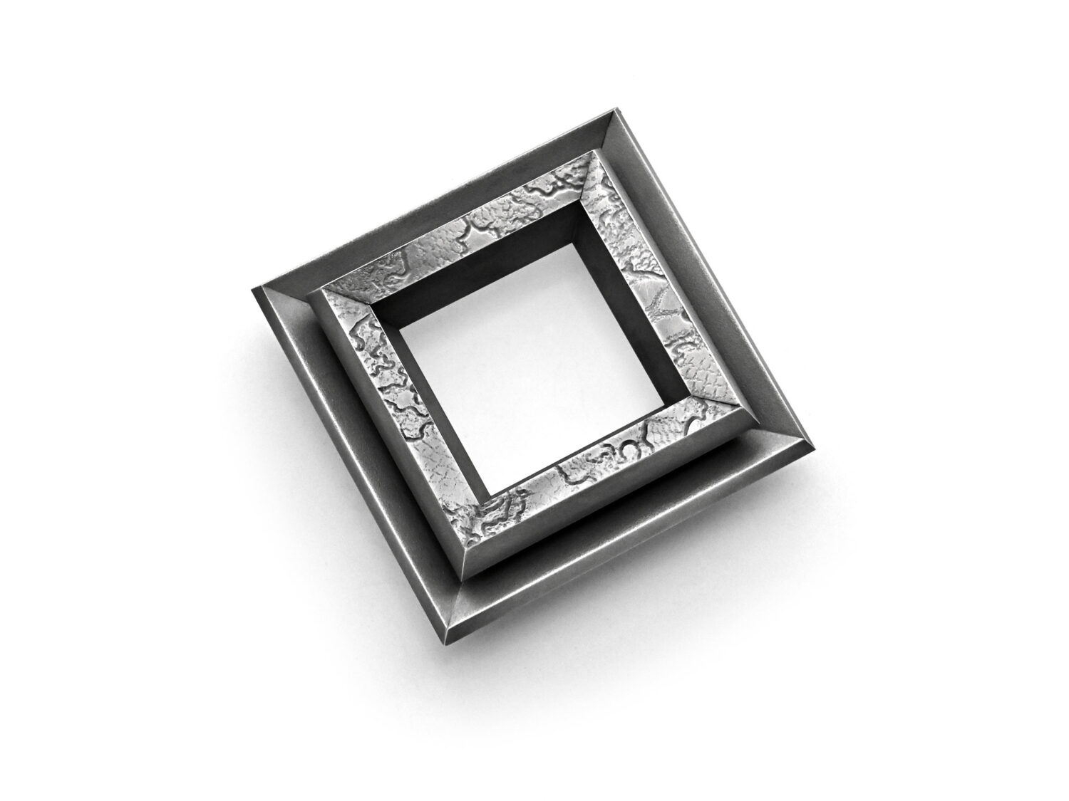 BROOCH, OXIDISED SILVER, 2021