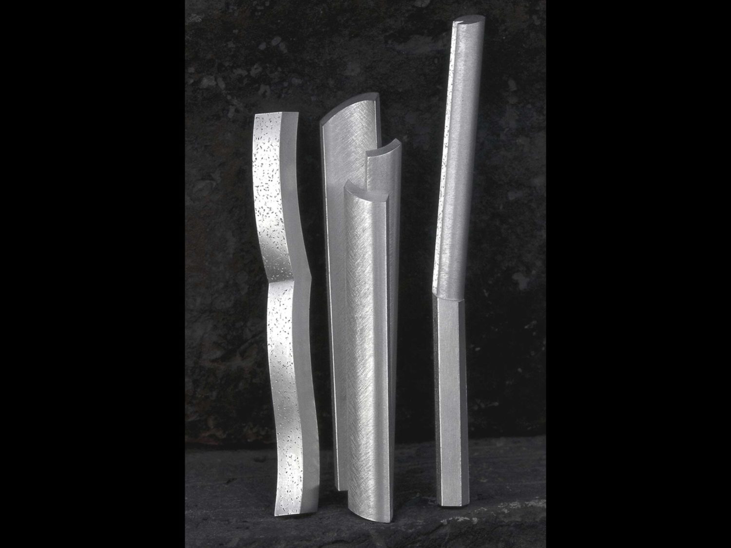 Three brooches, silver, 1997/2000