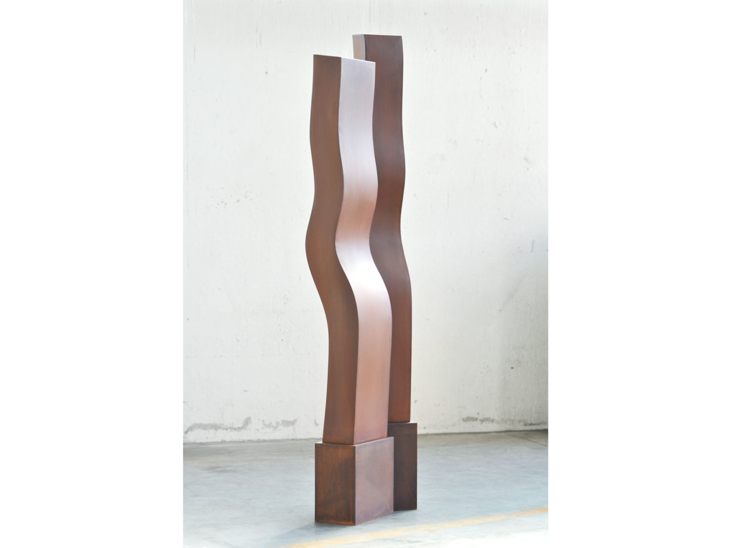 sculpture, Corten steel, H 2.2 m, 2009