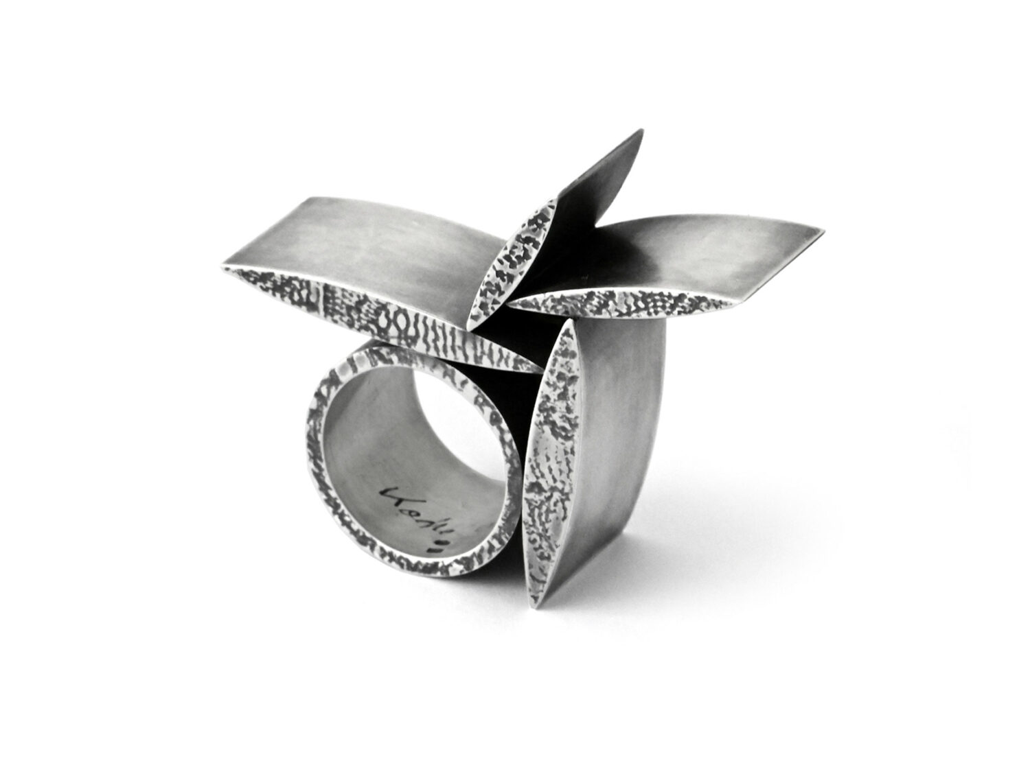 RING, OXIDIZED SILVER, 2024