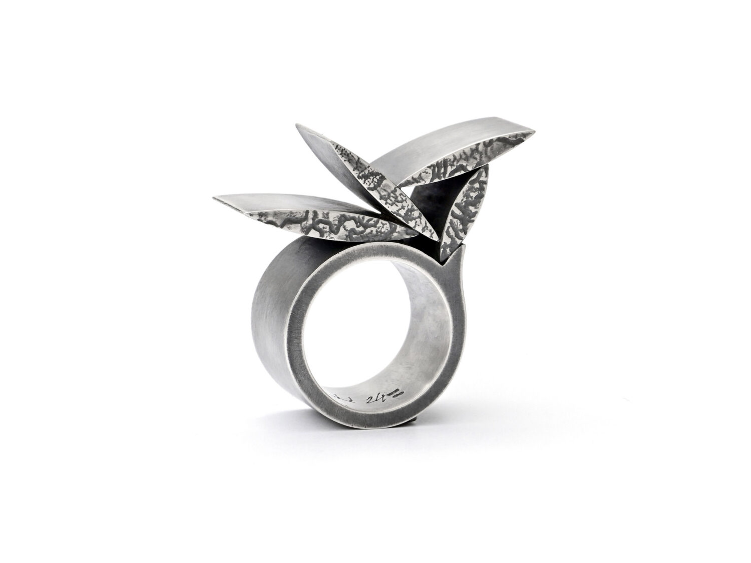 RING, OXIDIZED SILVER, 2024